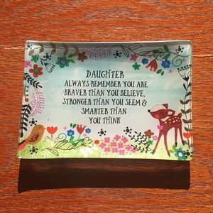 Natural Life daughter jewelry/trinket dish